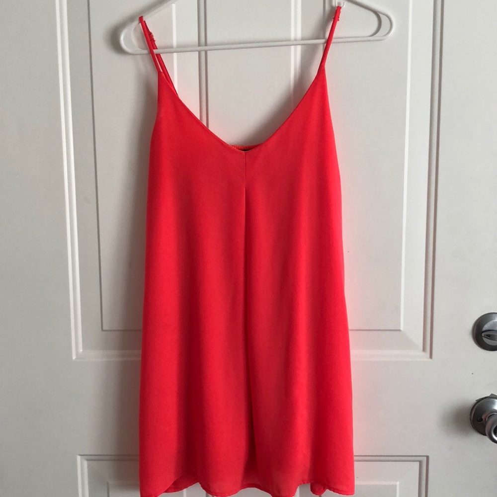 Pink mini dress